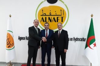 عرقاب يشرف على تنصيب الرئيس الجديد للوكالة الوطنية لتثمين موارد المحروقات “النفط”
