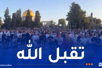 عشرات الآلاف يؤدون صلاة العيد في المسجد الأقصى