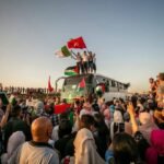قافلة الصمود لكسر حصار غزة تصل إلى ليبيا
