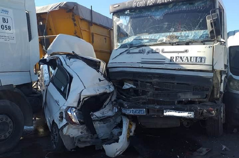 قتيلان وجريح في حادث مرور بباتنة