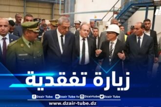 وزير الصناعة يتفقد مصنع إنتاج الحديد والفولاذ بالمسيلة
