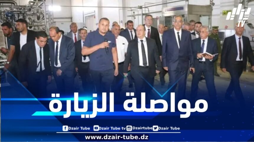 وزير الصناعة يتفقد وحدات إنتاجية هامة بالمسيلة