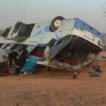 16 جريحا إثر انقلاب حافلة في بني عباس