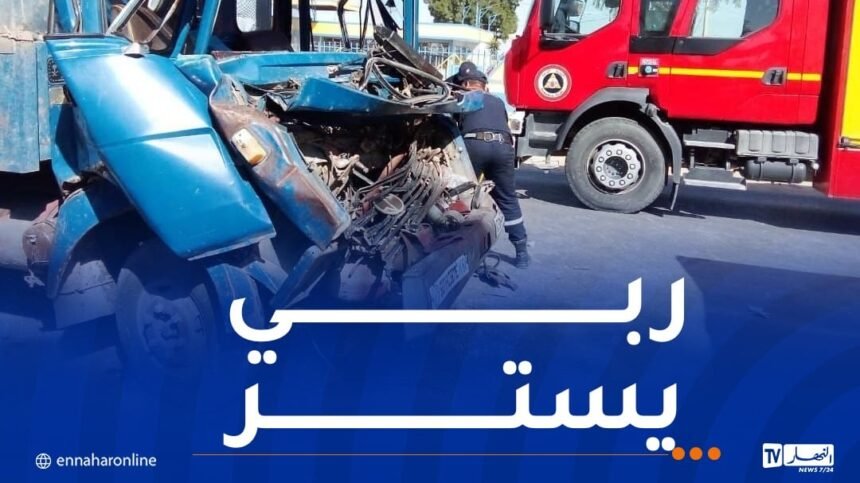 3 ضحايا في اصطدام شاحنتين بالمدية