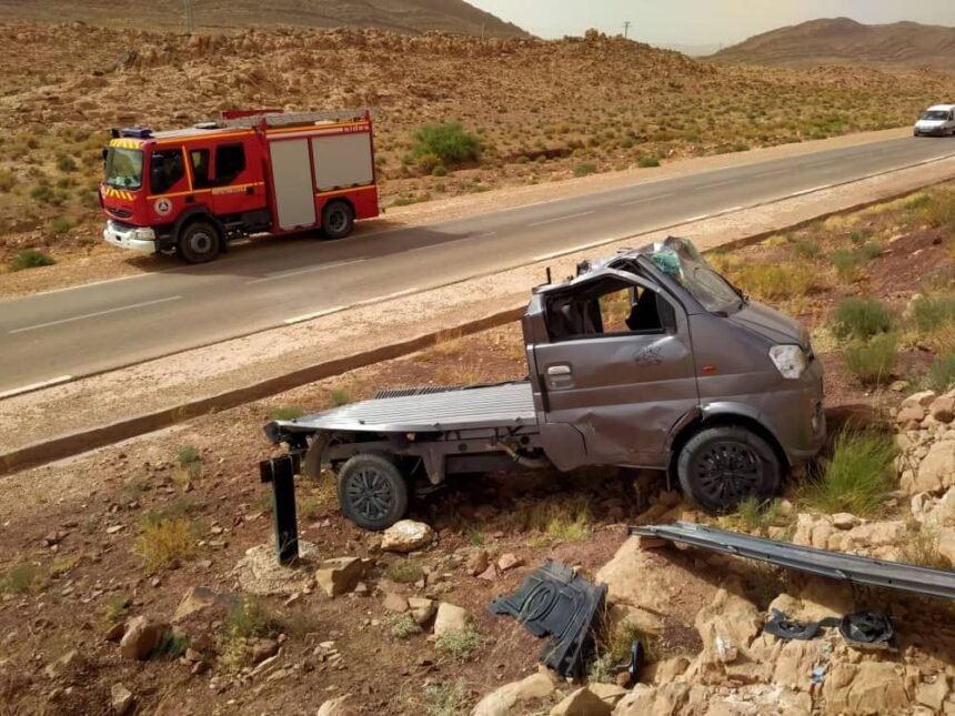 4 ضحايا في حادث مرور بالجلفة