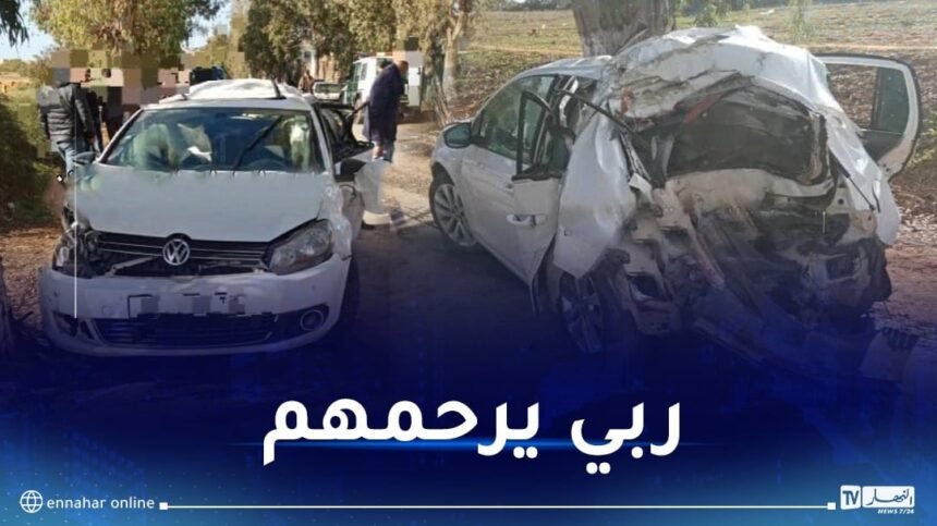 4 قتلى في حادث مرور خطير بولاية تبسة