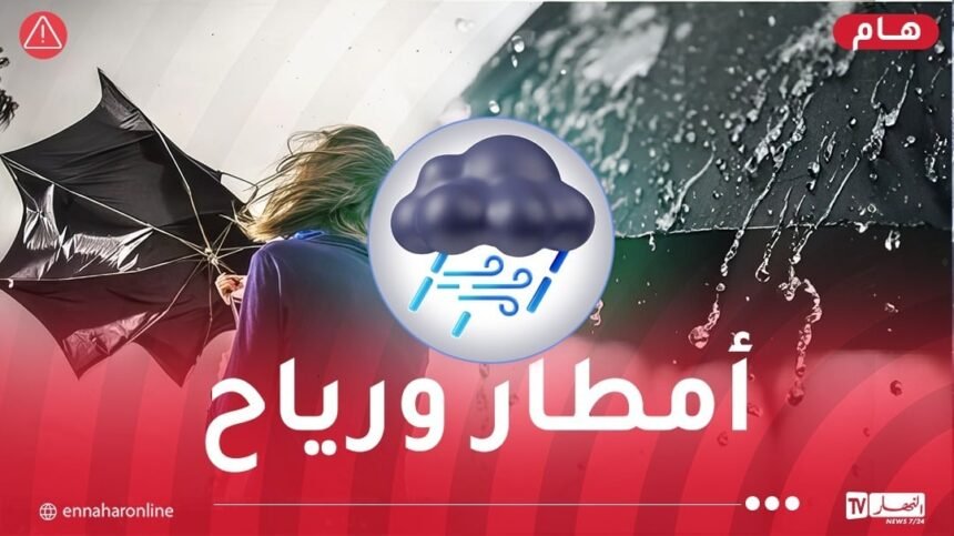 أمطار رعدية ورياح قوية على هذه الولايات