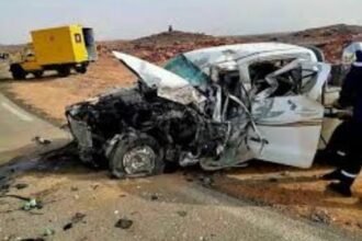 إيليزي.. 5 جرحى في اصطدام بين سيارتين 