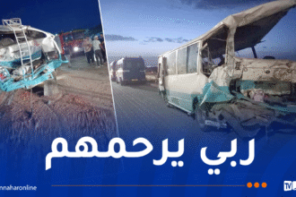 البيض.. إرتفاع حصيلة حادث المرور التسلسلي إلى 6 قتلى و45 جريحا