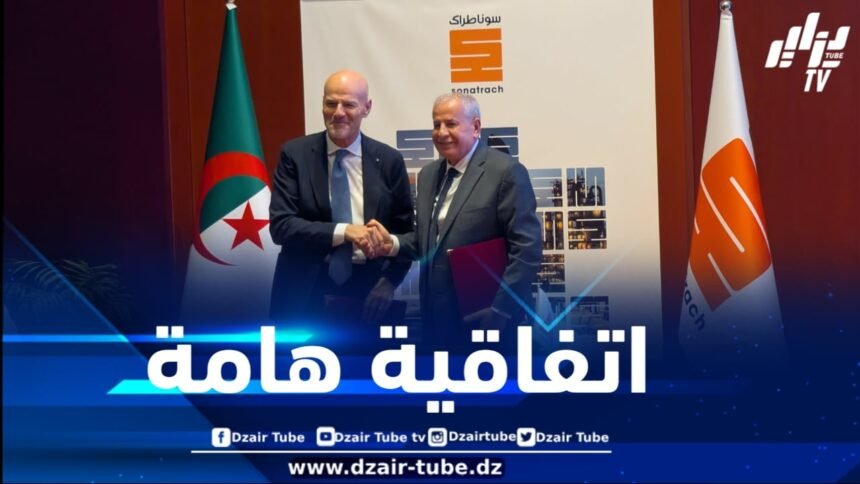 التوقيع على عقد هام بين سوناطراك وإيني الإيطالية