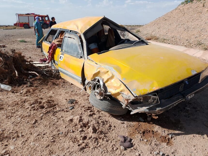 الجلفة.. 5 جرحى في حادث انحراف سيارة بعين معبد