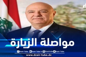 الرئيس اللبناني يزور جامع الجزائر