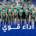 المنتخب الوطني يحقق فوزا مثيرا في البطولة العربية لكرة السلة