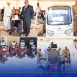 المنيعة.. في إطار إحتفالات الذكرى 63 للإستقلال .. توزيع دراجات نارية على ذوي الإحتياجات الخاصة