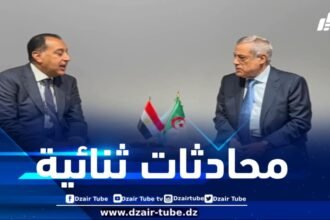 الوزير الأول يجري محادثات مع رئيس مجلس الوزراء المصري