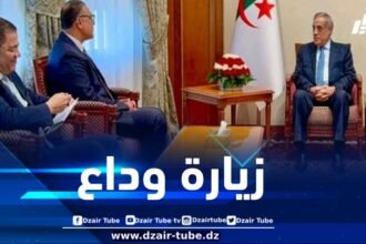 الوزير الأول يستقبل سفير مصر بالجزائر