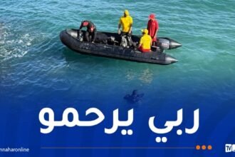 انتشال جثة غريق في البحر بسكيكدة