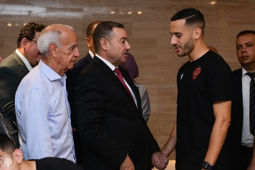 بالصور.. الوزير سعيد سعيود يزور اتحاد العاصمة قبل نهائي الكأس