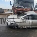 برج بوعريريج.. 3 جرحى في اصطدام بين سيارة وشاحنة