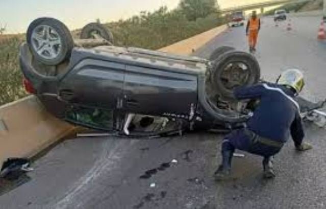 تلمسان.. 6 جرحى في انحراف وانقلاب سيارة بالحناية