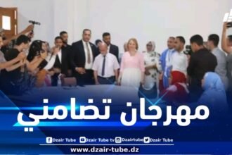 حملاوي تحضر فعاليات المهرجان التضامني مع المرأة الصحراوية بمستغانم