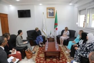حملاوي تستقبل السفيرة الأمريكية بالجزائر..وهذا ما دار بينهما