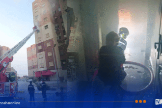 سيدي بلعباس.. حريق شقة بعمارة بحي عدل 1200 مسكن