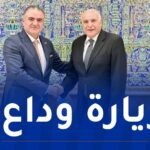 عطاف يستقبل سفير لبنان لدى الجزائر