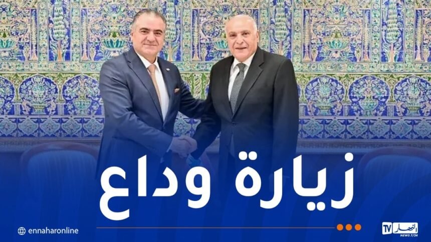 عطاف يستقبل سفير لبنان لدى الجزائر