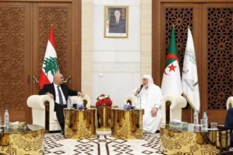 عميد جامع الجزائر يستقبل الرئيس اللبناني