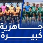 لاعبو “الخضر” يُعاينون منافسهم في افتتاح الـ “شان”