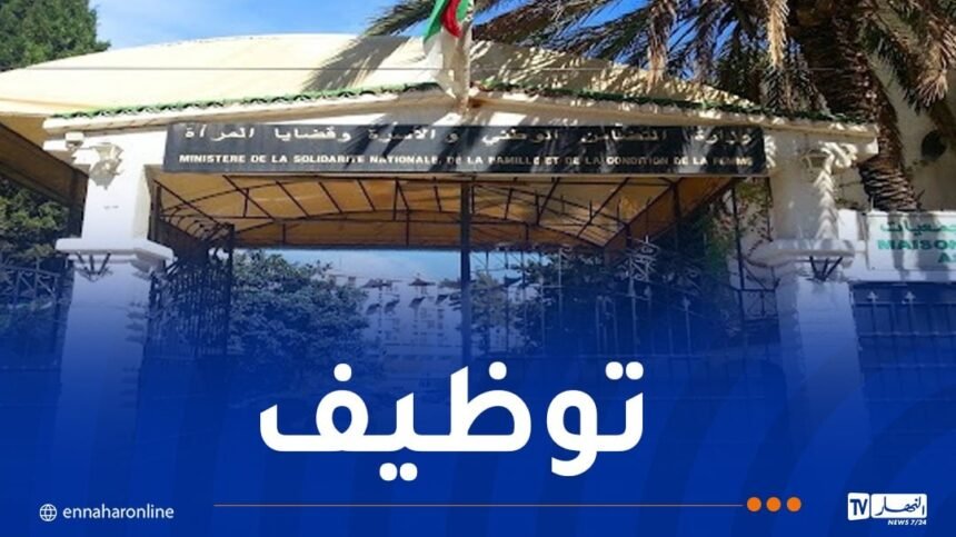 وزارة التضامن تعلن عن فتح مسابقة للتوظيف تشمل تخصصات متعددة