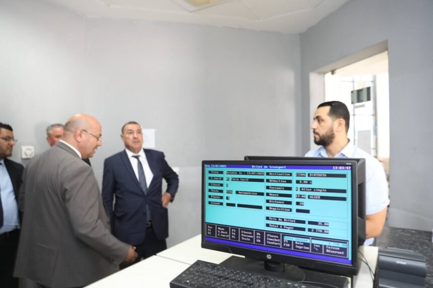 وزير النقل يتفقد محطة القطار بزرالدة ويأمر بتحسين ظروف الاستقبال