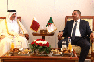 وزير النقل يستقبل السفير القطري