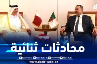 وزير النقل يستقبل سفير دولة قطر بالجزائر