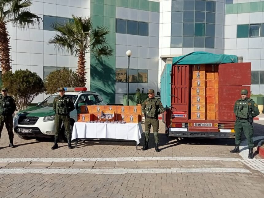 درك أم البواقي يحجز قرابة 23 ألف كيس من الشمة المقلدة ويوقف شخصًا
