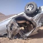 6 ضحايا إثر إنقلاب سيارة بغليزان