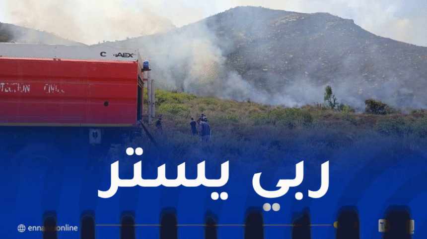 إندلاع 3 حرائق في تيزي وزو