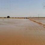 ارتفاع منسوب المياه يغلق طرقات في اولاد جلال