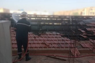 الشلف..احتراق عدة محلات تجارية في السوق المغطى