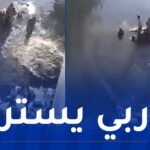 بالفيديو .. سقوط حافلة لنقل المسافرين بواد الحراش في العاصمة