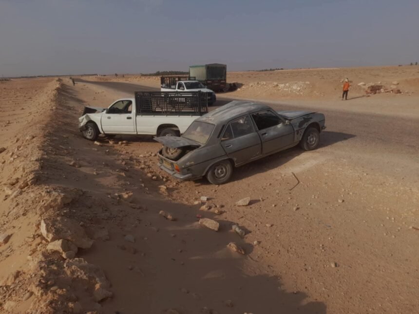 بسكرة.. 8 جرحى في اصطدام بين سيارتين بـ أوماش