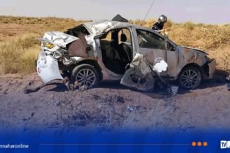 بينهم 4 أطفال.. 8 ضحايا في حادث مرور بالمسيلة