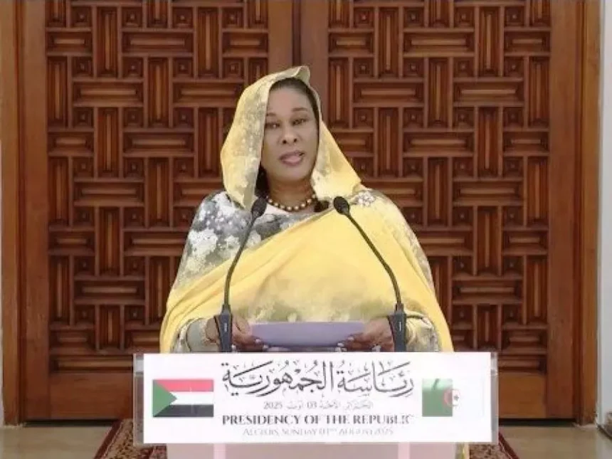 سفيرة السودان تشيد بمواقف الجزائر وتختتم مهامها برسالة امتنان