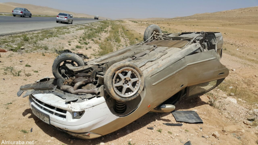 سيدي بلعباس.. إصابة 3 أشخاص في انحراف وانقلاب سيارة