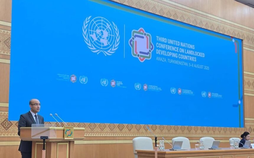 شايب يبرز جهود الجزائر الملموسةدعم الدول غير الساحلية الإفريقية في مسارها التنموي