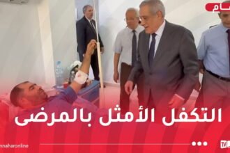 كارثة الحراش.. الوزير الأول يزور المصابين وينقل لهم تضامن رئيس الجمهورية