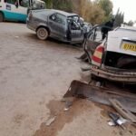 مستغانم.. 8 جرحى في اصطدام تسلسلي بين 3 سيارات