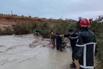 سعيدة.. إنقاذ شخص حاصرته المياه بواد سرانو في سيدي اعمر