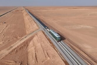 صور جديدة لمشروع إنجاز خط السكة الحديدية بشار – تندوف – غار جبيلات